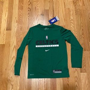 Celtics kids long sleeve dri-fit shirt